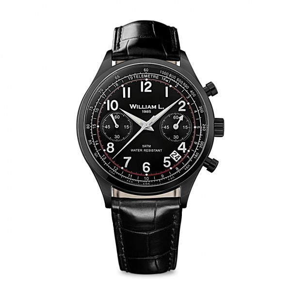 William L. 1985 Vintage Style Chronograph WLIB01NRCN