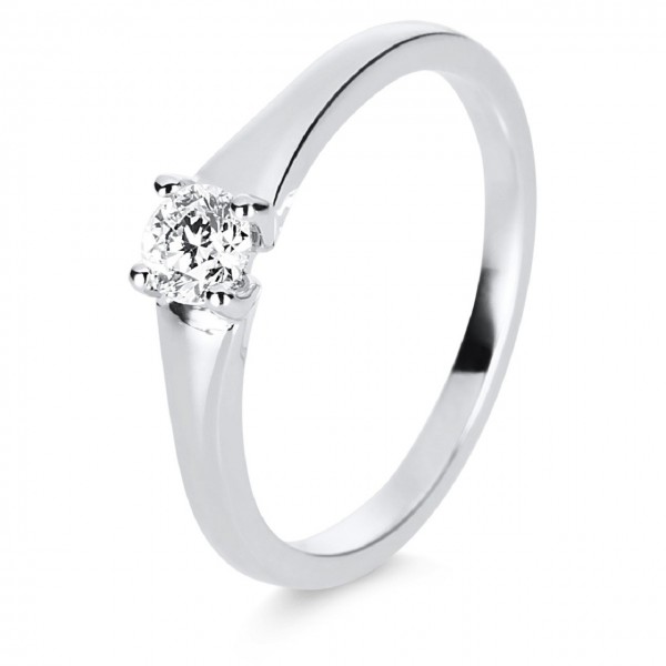 Heyder Exclusiv Solitaire-Brillantring 585/-WG 1E218W4-1