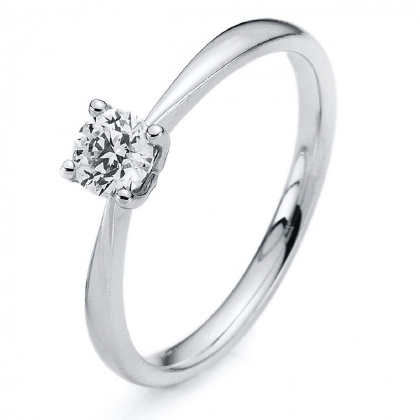 Heyder Exclusiv Solitaire-Brillantring 585/-WG 1A177W4-1