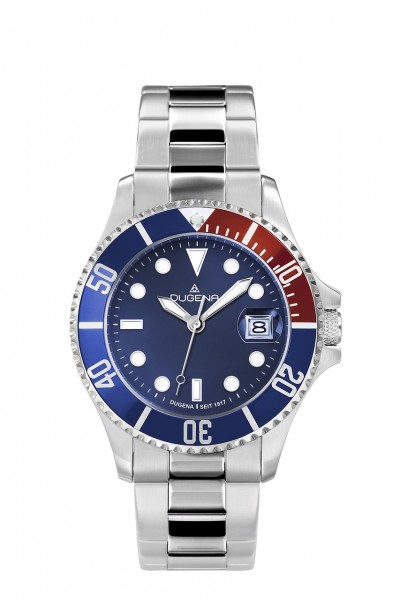 Dugena Herrenuhr Diver blau 4460774