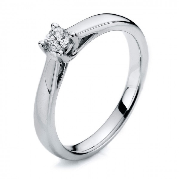 Heyder Exclusiv Solitaire-Brillantring 585/-WG 1A114W4-1