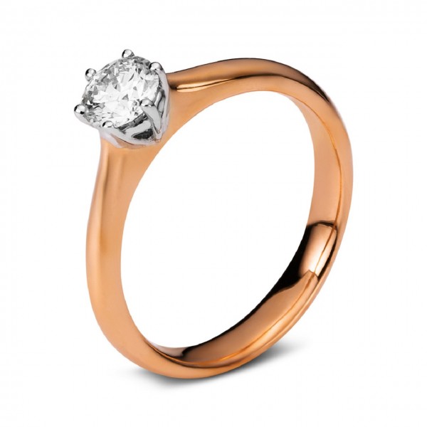 Heyder Exclusiv Solitaire-Brillantring 750/-WG/RG 1C322RW8-1