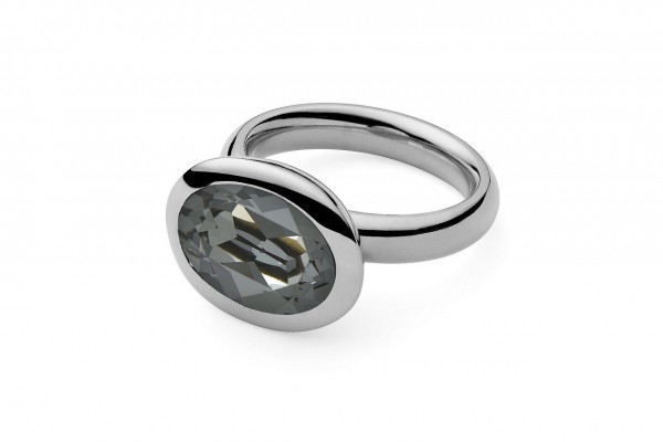 Qudo Damenring Tivola small silver night Q650590