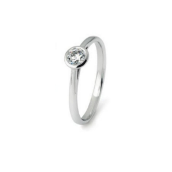 Damenring Engagement Diamonds Classic 0.43 ct.