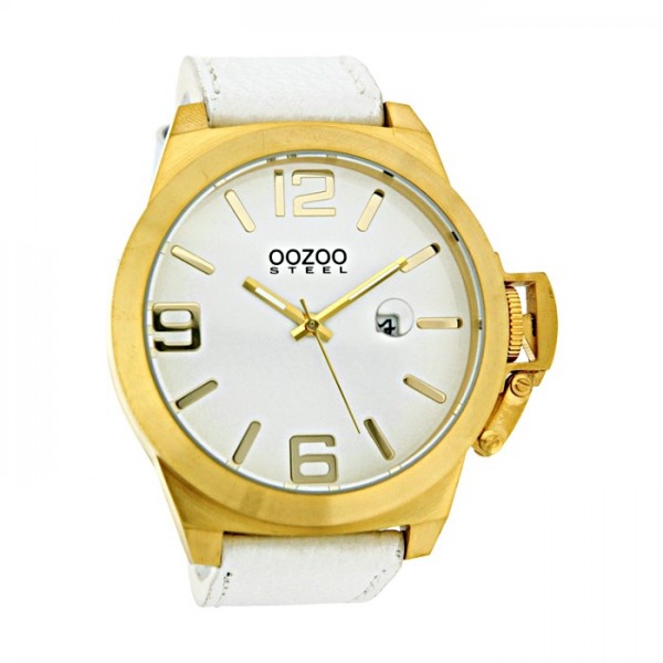 OOZOO Herrenuhr Steel XXL OS107