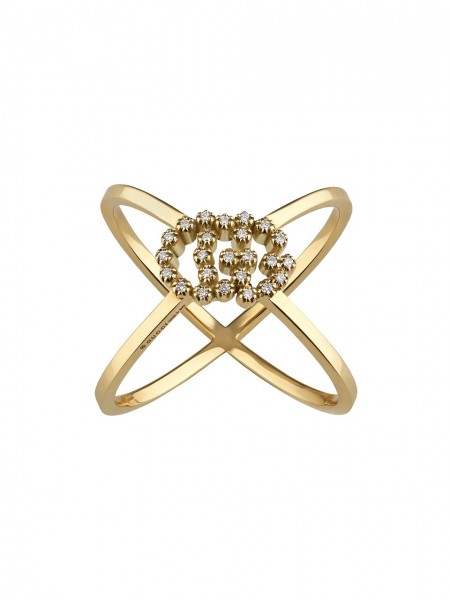Gucci GG Running Damenring in X-Form YBC582548001