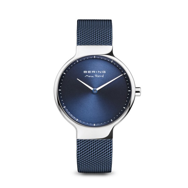 Bering Herrenuhr Max René blau 40 mm 15540-307