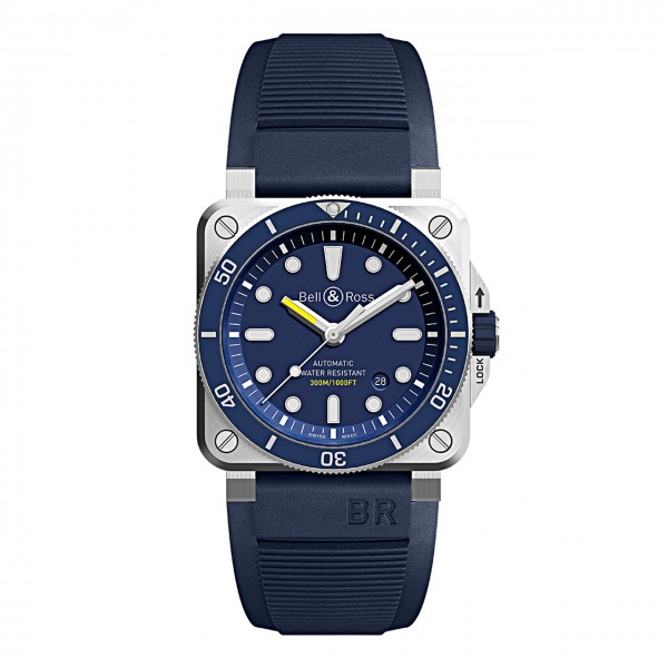  Bell & Ross Blue Diver Automatik BR0392-D-BU-ST/SRB