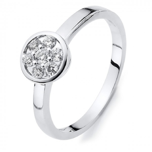 Heyder Exclusiv Diamantring Illusion 750/-WG 1C006W8-1