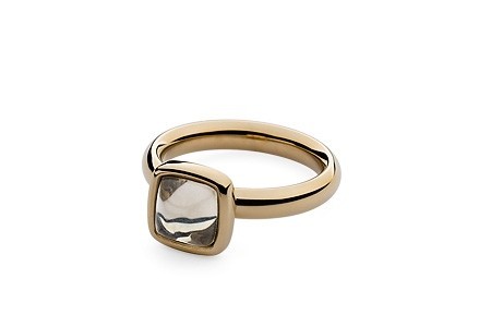 Qudo Ring Modica small light grey opal Q638026