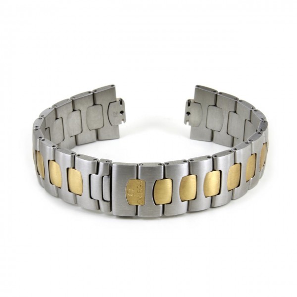 Omega Stahlarmband Bicolor Gold 18 kt.  0020D81455448