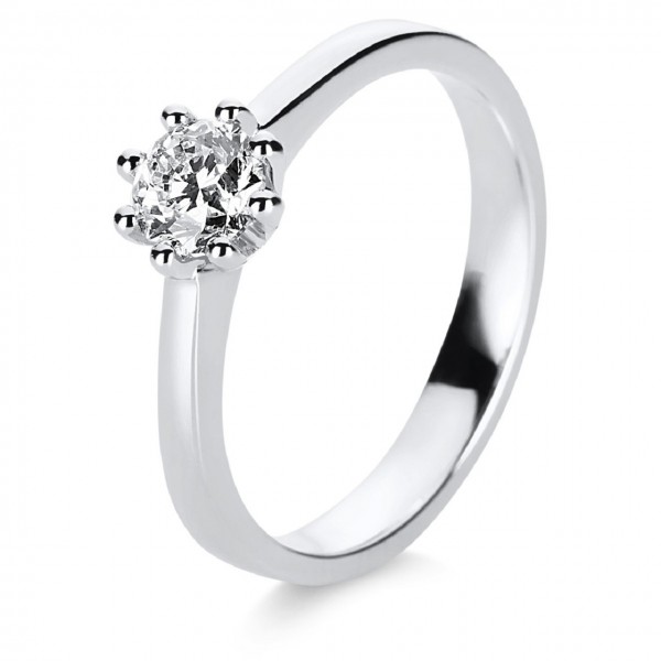 Heyder Exclusiv Solitaire-Brillantring 585/-WG 1E230W4-1