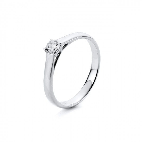 Heyder Exclusiv Solitaire-Brillantring 585/-WG 1A442W4-4