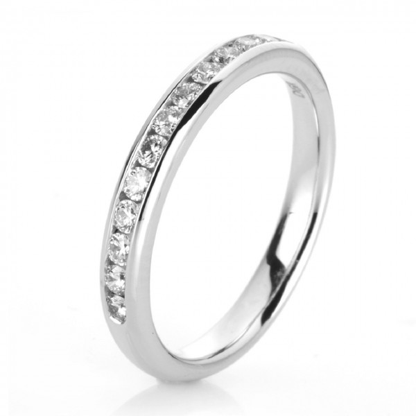 Heyder Exclusiv Memoire-Diamantring 750/-WG 1C500W8-1