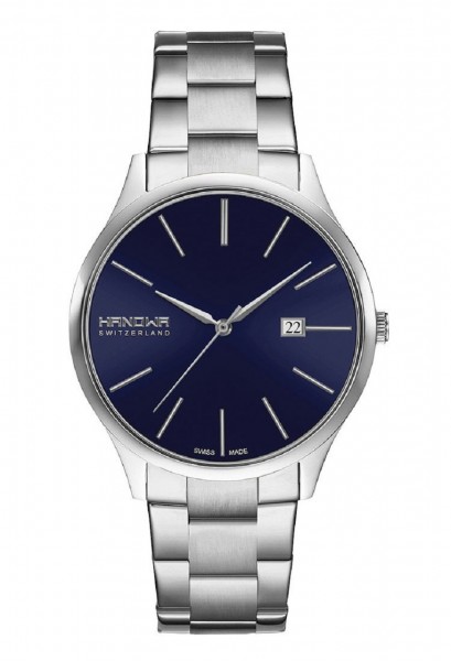 Hanowa Herrenuhr Pure Edelstahl blau 16-5075.04.003