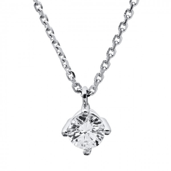 Heyder Exclusiv Diamant-Collier 585/-WG 4A310W4-9