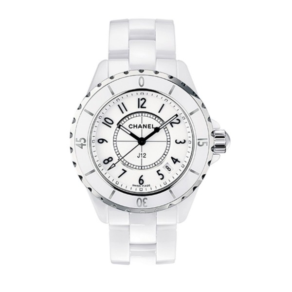 CHANEL J12 WEISS AUTO 33 MM H0968