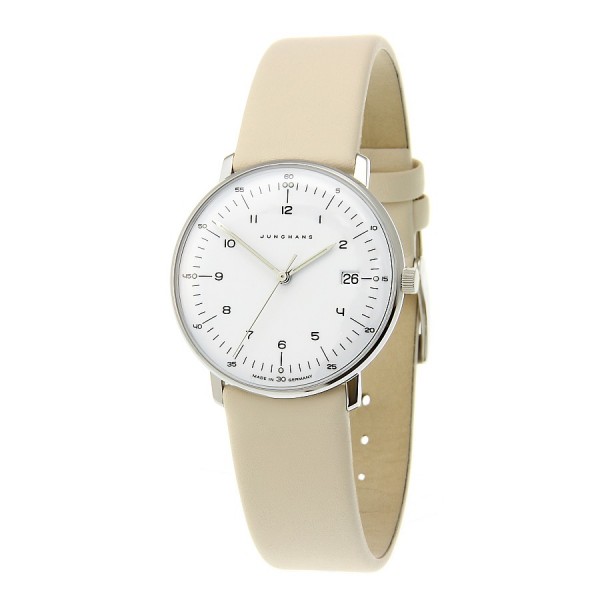 Junghans Damenuhr Max Bill beige 047/4252.04