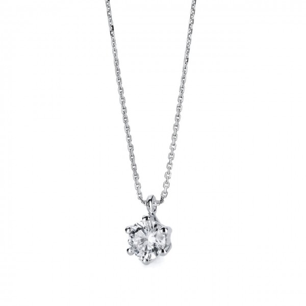 Heyder Exclusiv Diamant-Collier 585/-WG 4A712W4-1