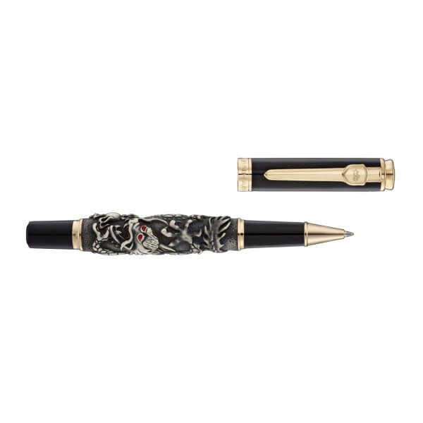 Dragon Pen gold und antik silber DP6