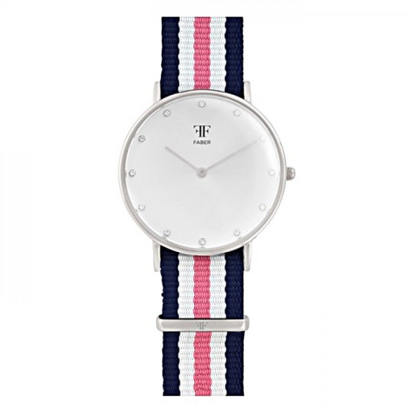 Faber Damenuhr - Armbanduhr mit Swarovski Elements F405SL