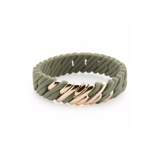 The Rubz Armband Pixel Mini - Green Tea & Gold Mix