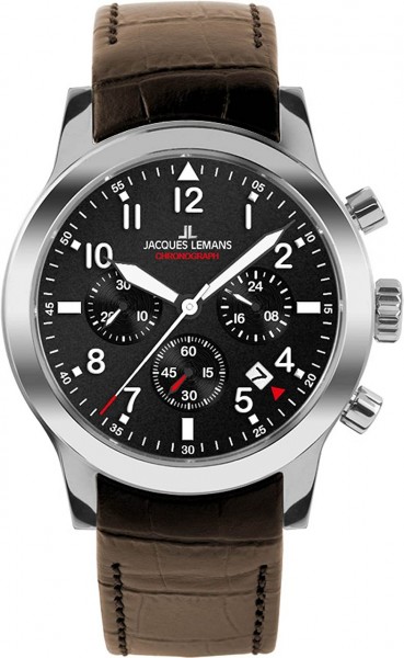 Jacques Lemans Herrenuhr Chronograph Pilot 1-1995B