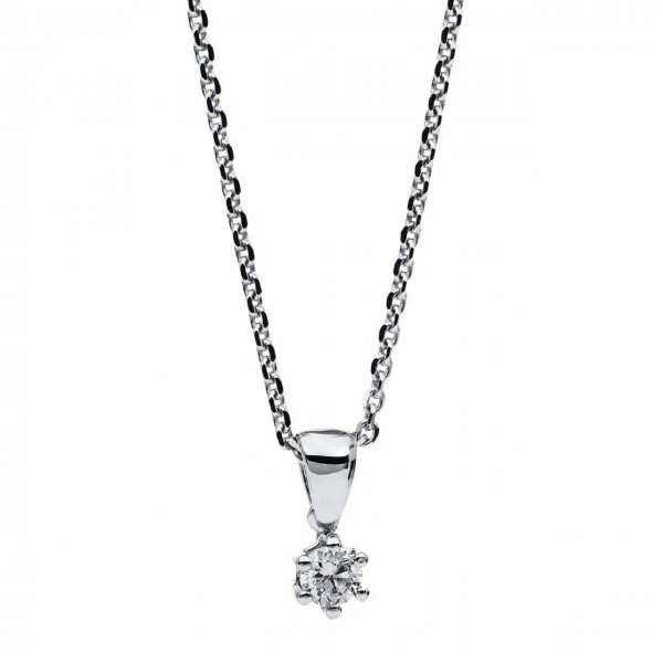 Heyder Exclusiv Diamant-Collier 585/-WG 4A710W4-1