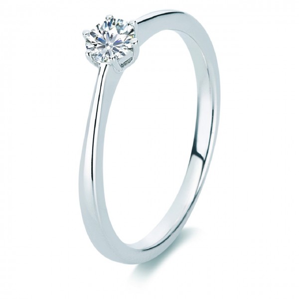 Heyder Exclusiv Solitaire-Brillantring 585/-WG 1A331W4-1