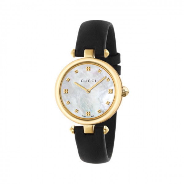Gucci Damenuhr Diamantissima mittelgroß YA141404