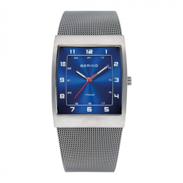 Bering Herrenuhr Millanaise Grau 11233-078