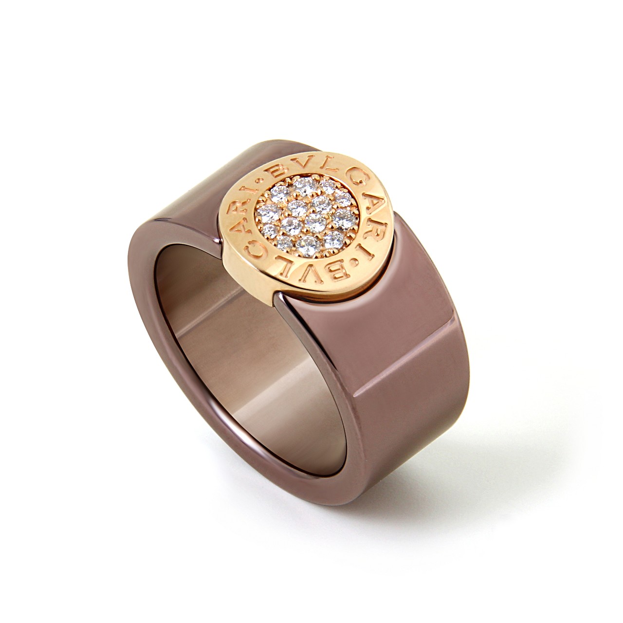 Bulgari Bulgari Ring Ros gold Keramik  Diamanten AN857297 