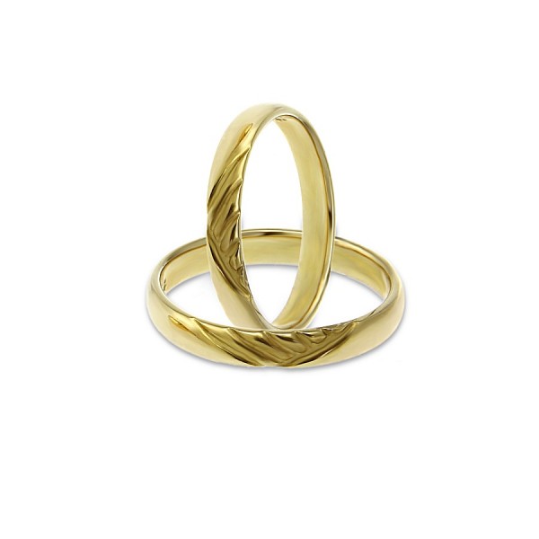 Trauring Paar Classics aus 585-er Gelbgold