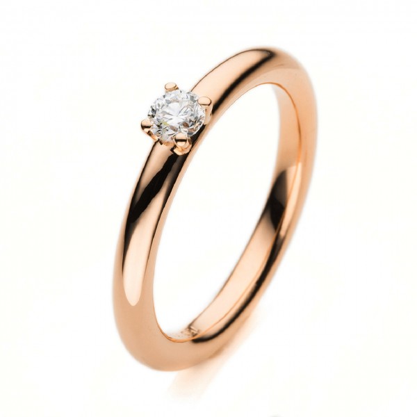 Heyder Exclusiv Solitaire-Brillantring 585/-RG 1A381R4-2