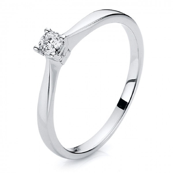 Heyder Exclusiv Solitaire-Brillantring 585/-WG 1A199W4-1